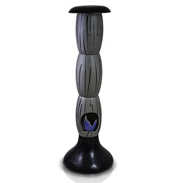 Bioethanol-Bodenkamin aus Keramik 55x152 cm Ferazzoli Bambu Grigio acquista