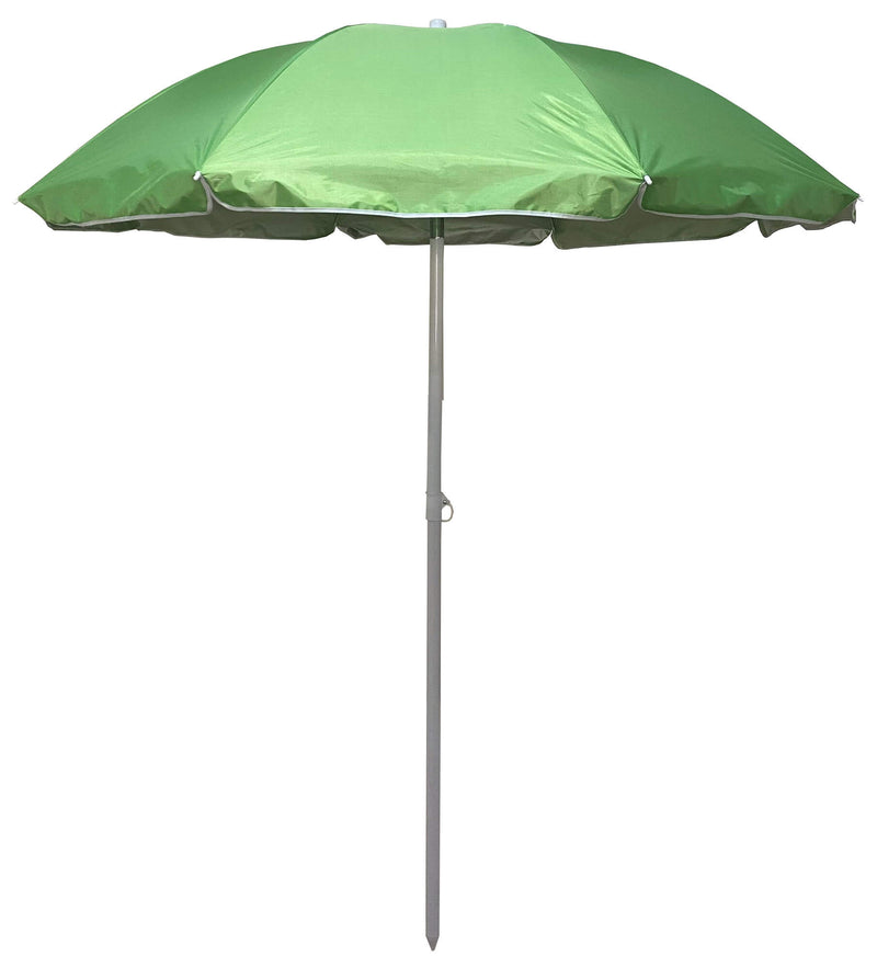 Ombrellone da Giardino Ø2 m Palo Ø32 mm in Alluminio e Tessuto Oxford Verde Acido
