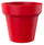 Vaso Ø160x148 cm in Resina Arkema POT XL Cherry