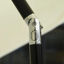 Ombrellone da Giardino 2x2 m Palo Ø28 mm in Matallo e Poliestere Bianco Crema