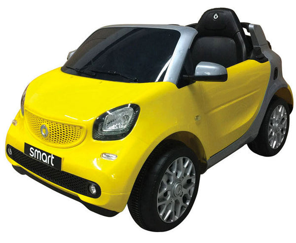 Elektro Rutscher 12V Smart Fortwo Cabrio Gelb sconto