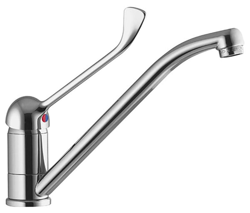 Rubinetto Cucina Miscelatore Monocomando con Leva Clinica Apell APF3287CR Cromato