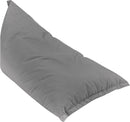 Poltrona a Sacco Pouf Sdraio in Acrilico Pomodone Milk Grigio