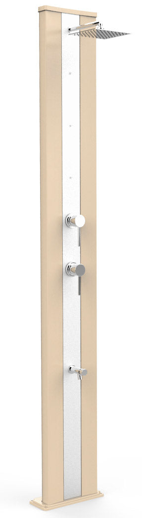 online Doccia da Giardino Miscelatore Nebulizzatore e Lavapiedi Arkema Dada S Fascia Inox Champagne Bronze