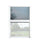 Plissee Insektenschutz für Fenster 85x160 cm reduzierbar weiß