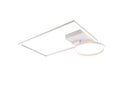 Plafoniera da Interno a LED in Metallo Bianco Opaco