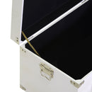 Set 3 Baule in legno bianco rettangolare 