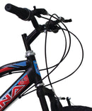 Bicicletta Mountain Bike MTB Ragazzo 26" 21V Kidfun Canyon Nera