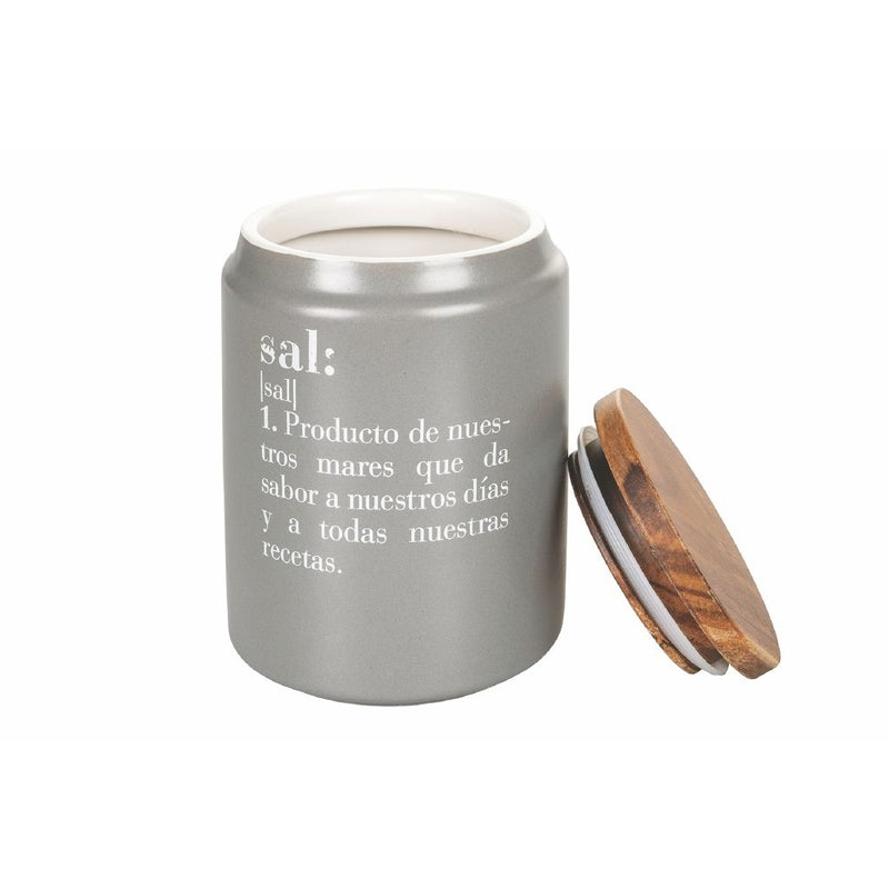 Barattolo Sale con scritta "Sal" 750 ml in Gres VdE Tivoli 1996 Spagnolo