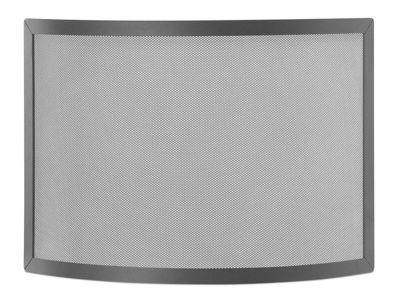 Parascintille Curvo 70x50 cm per Camino a Legna in Ferro Belfer 3007 Antracite