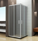 Box Doccia Angolare 2 Ante Scorrevoli in Cristallo Fumè 6mm H185cm Vorich Itria 70x120 cm