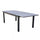 Pental ausziehbarer Tisch 180/240 x 100 x 73 h cm in anthrazitfarbenem Aluminium