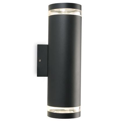 online Wandleuchte 2 Lichter rund grau für Outdoor Line Stage Livos