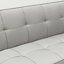 Divano Letto 175x83x74 cm in Tessuto Grigio