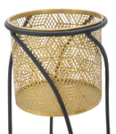 Set 2 Porta Vasi Curvy Ø 23x76-20x51 cm in Ferro 