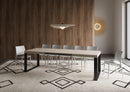 Tavolo Allungabile 160-420x90x77 cm Tecno Cashmere Telaio Antracite 
