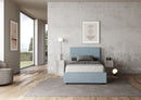 Letto 1 Piazza e Mezzo Mika Azzurro Varie Misure