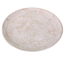 Centrotavola legno bianco tondo cm Ø50xh5