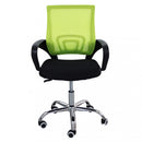 Poltrona da Ufficio Titty Grigio Chiaro 52x56,5x85/95 h cm in Poliuretano Nero