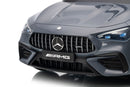 Macchina Elettrica per Bambini 12V Licenza Ufficiale Mercedes CLE53 Sedile in Pelle Grigio