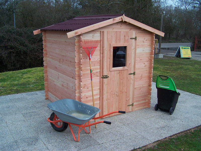 Casetta Box da Giardino 2x2 m Senza Pavimento in Legno Douglas 28mm Dublin