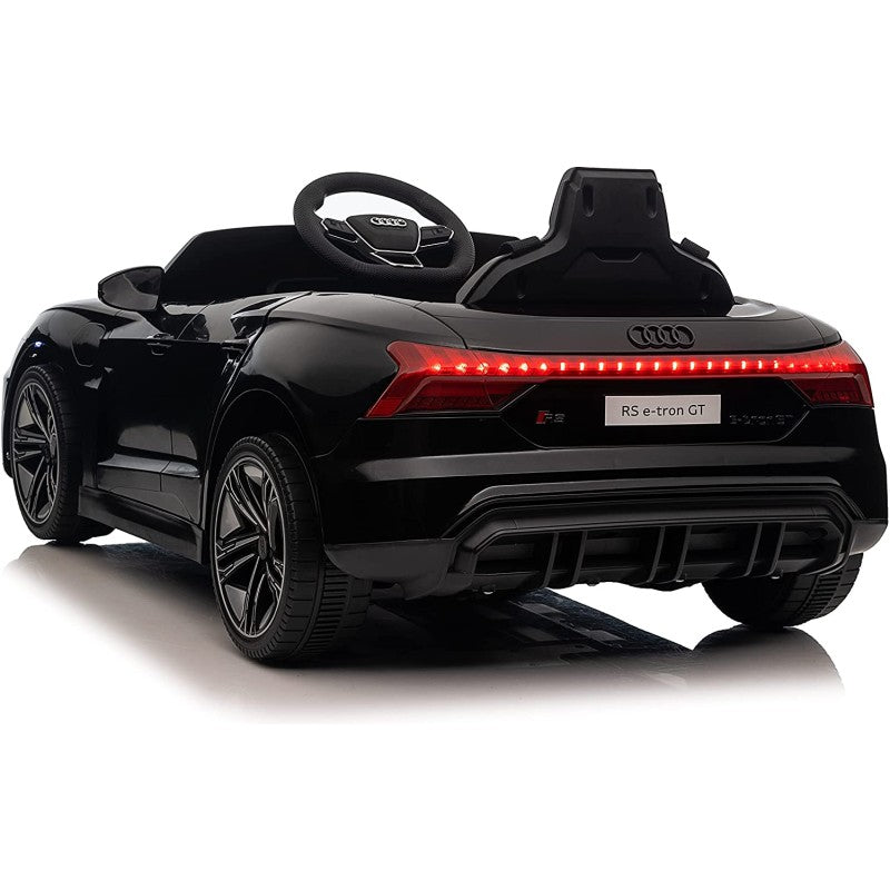 Macchina Elettrica per Bambini 12V Audi RS E-Tron GT Nera