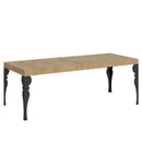 Tavolo Allungabile 200-304x90x77 cm Paxon Premium Quercia Natura Telaio Antracite 