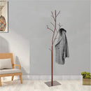 Appendiabiti da Terra 33x33x178 cm in Ferro Battuto Vasconi Platano Marrone