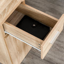 Scrivania da Ufficio ad Angolo Porta PC 140x107x74,6 cm in Legno  Rovere