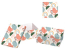 Set 10 Scatole cartone multicolor rettangolare 