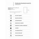 Set 10 Pannelli Decorativi Area 7,2 mq 120x60x3 cm Rivestimento Murale Effetto Pietra Naturale 3D in PU Grigio Vulcano