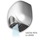Asciugamani Elettrico con Fotocellula 1100W Vama Ecoflow ABS 1100 HOT Bianco