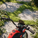 Moto Elettrica per Bambini 3-8 Anni 12 V Licenza BMW G310 GS 102x62x73 cm con Batteria al Litio e Rotelle Rimovibili in PP Rosso      