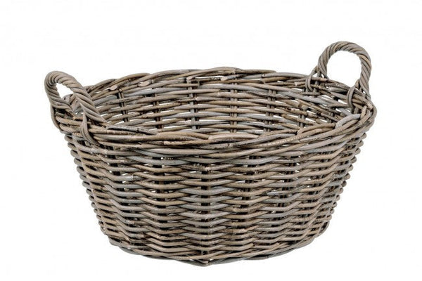 Korb 2 Griffe Narra Oval aus Naturfasern sconto