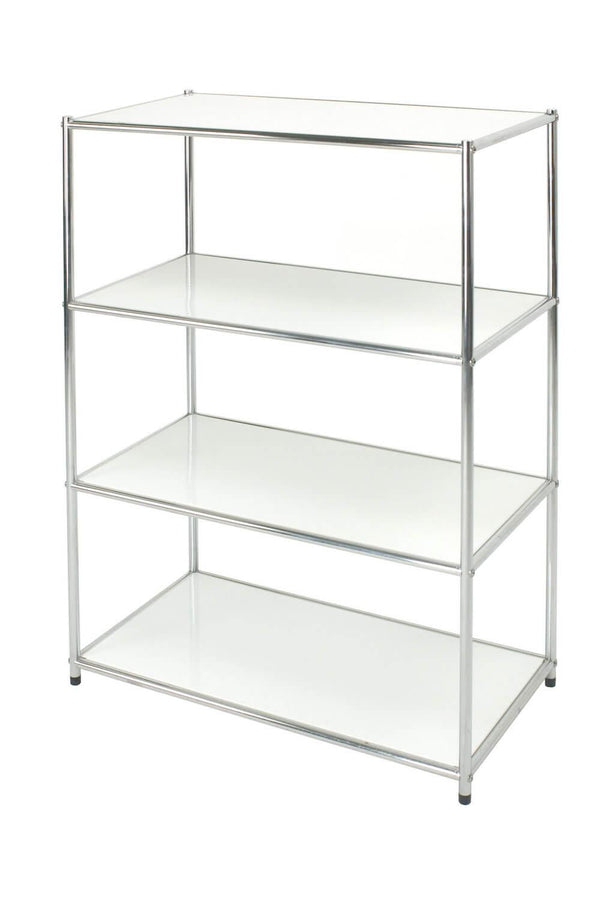 sconto Regal aus verchromtem Stahl 4 Regale Bianchi Tosini E-408012W