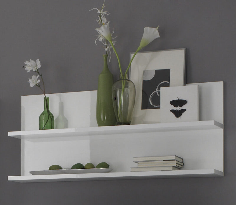 Mensola Doppia 113x18x48cm TFT  Primo Bianco Lucido