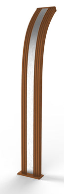 Doccia da Giardino Miscelatore e Lavapiedi Arkema Dada Fascia Inox Oro Van Gogh