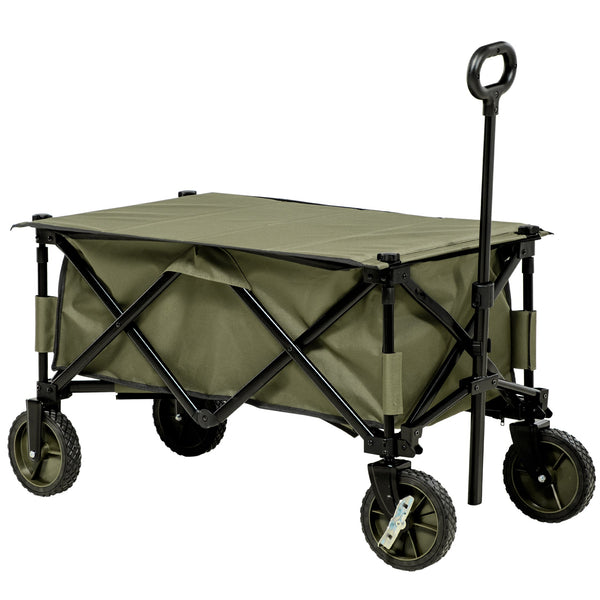 online Carrello da Giardino 108x55x93 cm in Acciaio e Tessuto Oxford Verde