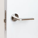 Maniglie Sydney per Porta da Interno Ø50 mm Alluminio e Zama Nickel Satinato 5 Set. Emuca