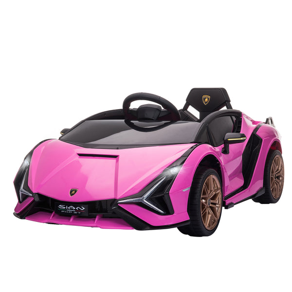 Macchina Elettrica per Bambini 12V con Licenza Lamborghini Sian FKP 37 Rosa acquista