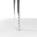 Gazebo da Giardino 293x293x252H cm Pieghevole e Portatile con Copertura Anti UV Blu   