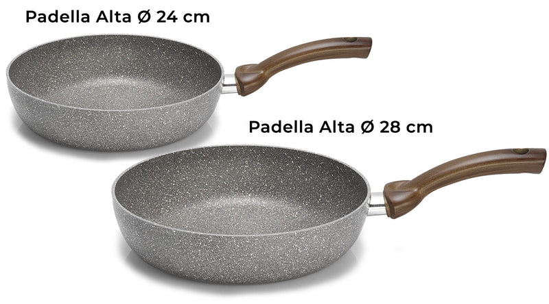 Batteria di Pentole 5 Pezzi in Alluminio Antiaderente Olympia Woody