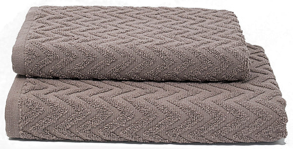 Set Schwamm-Gästetücher + Sally ZigZag Turtledove Handtuch acquista