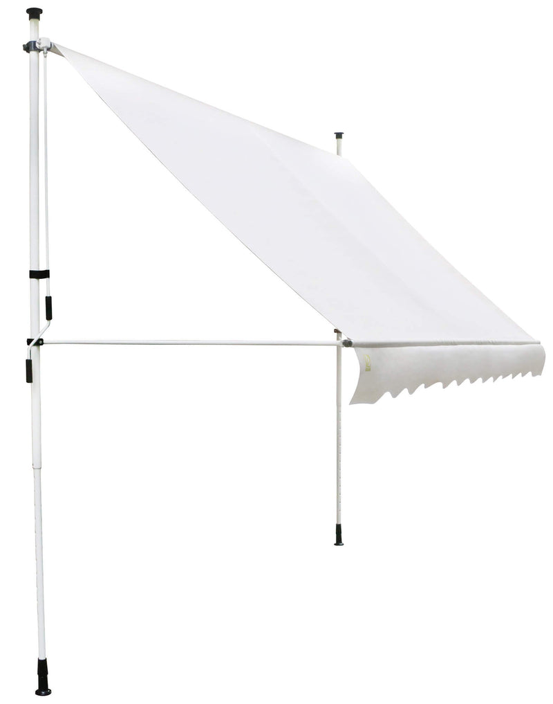 Tenda da Sole 3x1,3m Tessuto Poliestere Kraus Pergola Ecrù