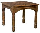 Tavolo Quadrato in Legno Acacia Antic Chiaro Fisso