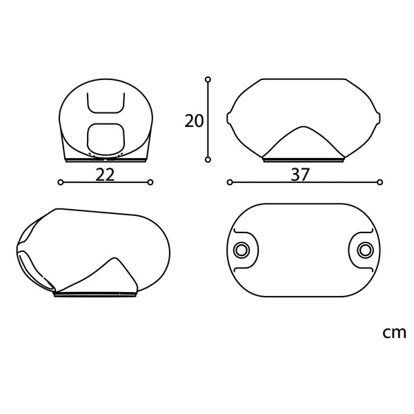sconto Boa Luminosa Galleggiante con Pannello Solare Interno Luce Blu  Sined