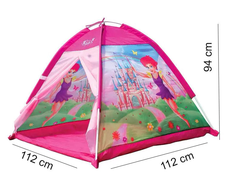 Tenda da Gioco 112x112x79 cm per Bambine Principessa Fatata