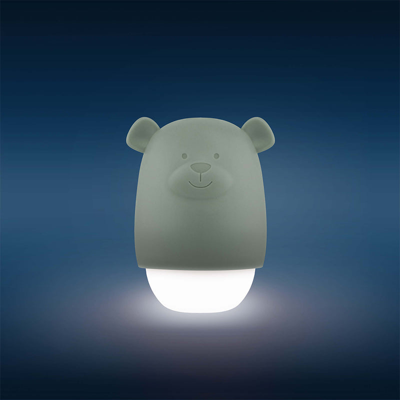 Luce Notturna Benny con Sensore Crepuscolare di Accensione Ricaricabile Salvia      