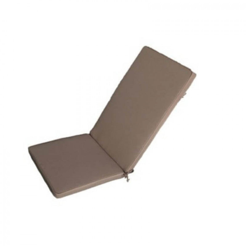 Cuscino Real Medio 90x40x4 cm in Poliestere Tortora