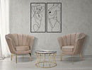 Poltrona 83x76x78 cm in Tessuto Imbottito